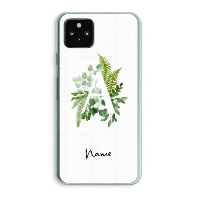 Green Brush: Google Pixel 5a 5G Transparant Hoesje