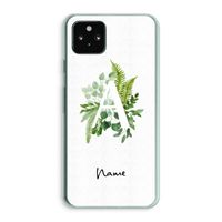 Green Brush: Google Pixel 5a 5G Transparant Hoesje