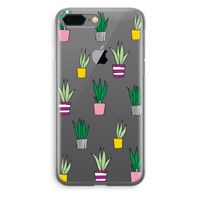 Sanseveria: iPhone 8 Plus Transparant Hoesje Sanseveria: iPhone 8 Plus Transparant Hoesje