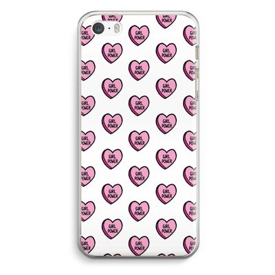 GIRL POWER: iPhone 5 / 5S / SE Transparant Hoesje