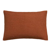 Vandyck home pique rusty brown Kussensloop