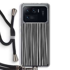 Stripes: Xiaomi Mi 11 Ultra Transparant Hoesje met koord