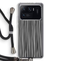 Stripes: Xiaomi Mi 11 Ultra Transparant Hoesje met koord
