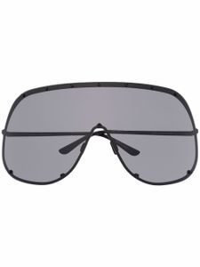 Rick Owens lunettes de soleil à monture monture couvrante oversize - Noir