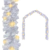 VidaXL Kerstslinger met led-lampjes 10 m wit