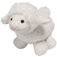 Pluche knuffel lammetje/schaap van 16 cm - thumbnail