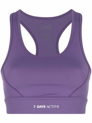 7 DAYS Active brassière de sport à dos-nageur - Violet