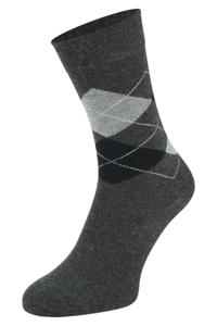Bamboe sokken met ruiten motief