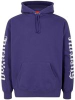 Supreme hoodie Ambigram à manches longues - Bleu