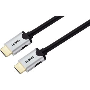 SpeaKa Professional SP-9063160 HDMI-kabel HDMI Aansluitkabel HDMI-A-stekker, HDMI-A-stekker 0.50 m Zwart 8K UHD