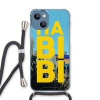 Habibi Majorelle : iPhone 13 Transparant Hoesje met koord