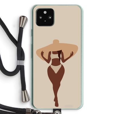 Let's get salty: Pixel 5a 5G Transparant Hoesje met koord