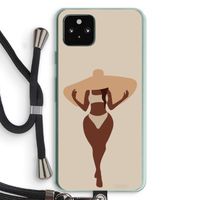 Let's get salty: Pixel 5a 5G Transparant Hoesje met koord