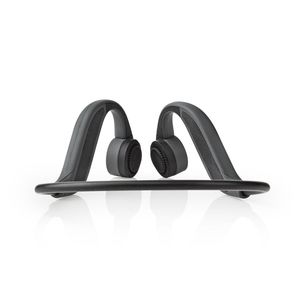 Nedis HPBT5400GY hoofdtelefoon/headset Draadloos In-ear Sporten Micro-USB Bluetooth Grijs