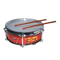 Rood drumstel met drumstokjes - D32 cm - kunststof - verkleed speelgoed Rood drumstel met drumstokjes - D32 cm - kunststof - verkleed speelgoed