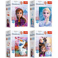 Frozen Disney Puzzel 4 stuks