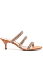 Casadei mules Stratosphere 65 mm - Marron