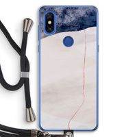 Stone White: Xiaomi Mi Mix 3 Transparant Hoesje met koord
