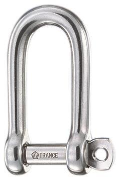 Wichard D-sluiting Lang Zelfborgend Rvs 10 Mm Default