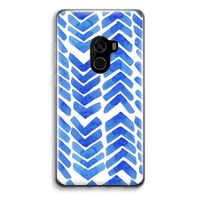 Blauwe pijlen: Xiaomi Mi Mix 2 Transparant Hoesje