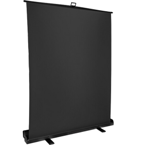 StudioKing Roll-Up Achtergrondscherm FB-150200FB 150x200 cm Zwart
