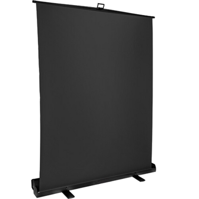 StudioKing Roll-Up Achtergrondscherm FB-150200FB 150x200 cm Zwart