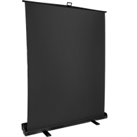 StudioKing Roll-Up Achtergrondscherm FB-150200FB 150x200 cm Zwart