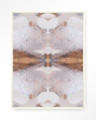 Urban Cotton Wandkleed 'Spanish Eagle' 145 x 190cm in Floating Frame - off white