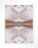 Urban Cotton Wandkleed 'Spanish Eagle' 145 x 190cm in Floating Frame - off white