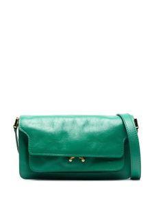 Marni sac à bandoulière Trunk en cuir - Vert