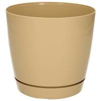 Prosperplast plantenpot - kunststof - beige - D16 x H14 cm