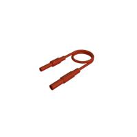 SKS Hirschmann MAL S GG-B 25/2,5 rot Veiligheidsmeetsnoer [4mm-veiligheidsstekker - 4mm-veiligheidsbus] 25 cm Rood 1 stuk(s)