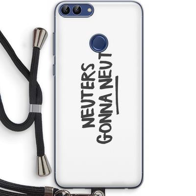 Neuters: Huawei P Smart (2018) Transparant Hoesje met koord