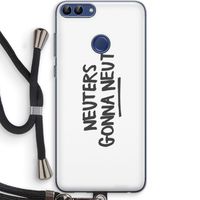 Neuters: Huawei P Smart (2018) Transparant Hoesje met koord