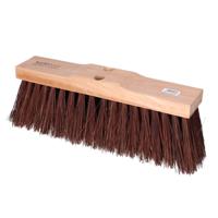 Straatbezemkop Bassin - hout - breed 40 cm - harde vezels - buitenbezem - Luxe kwaliteit