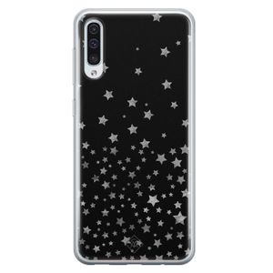 Samsung Galaxy A70 siliconen hoesje - Falling stars