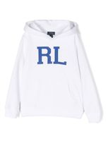 Ralph Lauren Kids hoodie à logo imprimé - Blanc