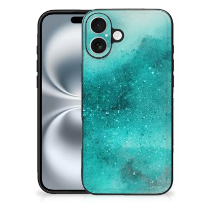 Kleurrijke Telefoonhoesje iPhone 16 Plus Painting Blue