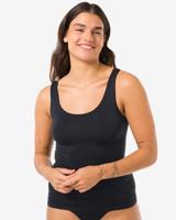 HEMA Dameshemd Naadloos Micro Zwart (zwart)