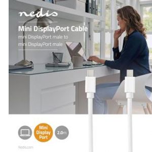 Mini-DisplayPort - Mini-DisplayPort-Kabel | Mini-DisplayPort Male - Mini-DisplayPort Male | 2,0 m |