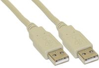 InLine 34318H USB-kabel 2 m USB A Beige