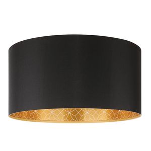 EGLO Zaragoza Plafondlamp - E27 - Ø 47,5 cm - Zwart/Goud