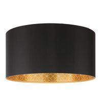 EGLO Zaragoza Plafondlamp - E27 - Ø 47,5 cm - Zwart/Goud