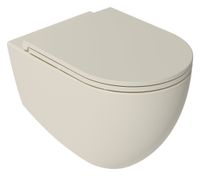 Sapho Infinity toiletpot randloos met softclose zitting ivoor - thumbnail