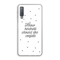 Confetti: Samsung Galaxy A7 (2018) Transparant Hoesje