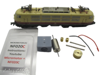 micromotor NF020C N ombouwset voor Fleischmann DB BR 103