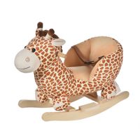 Schommelpaard - Hobbeldier - Hobbelpaard - Schommelstoel voor Kinderen - Speelgoed - L60 x B33 x H45 cm - thumbnail