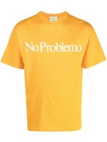 Aries t-shirt à imprimé No Problemo - Orange