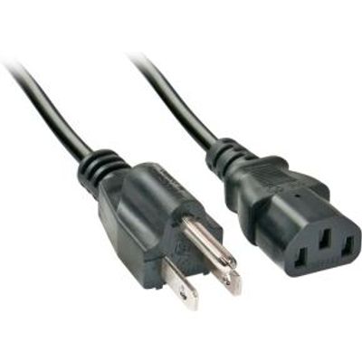 Lindy 30338 2m C13 coupler Zwart electriciteitssnoer