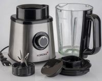 Korona 24040 blender 1,5 l Blender voor op aanrecht 600 W Zwart, Roestvrijstaal - thumbnail